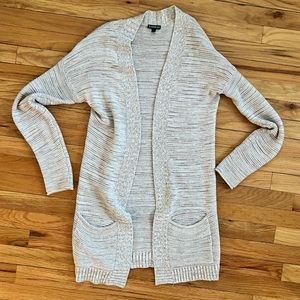 Express Beige Long Cardigan Size Small